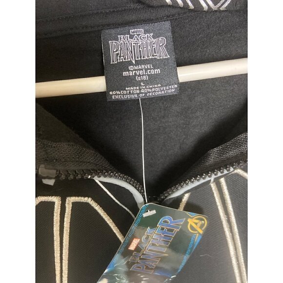 Bioworld‎ Marvel Black Panther L Sweatshirt Hoodie - Picture 3 of 4